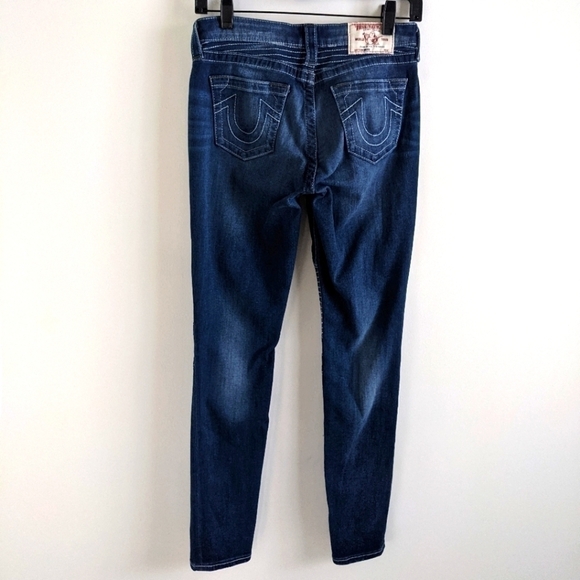 TRUE Religion Moto Super Skinny Jeans in Shoreline Dark 27 - Picture 2 of 11